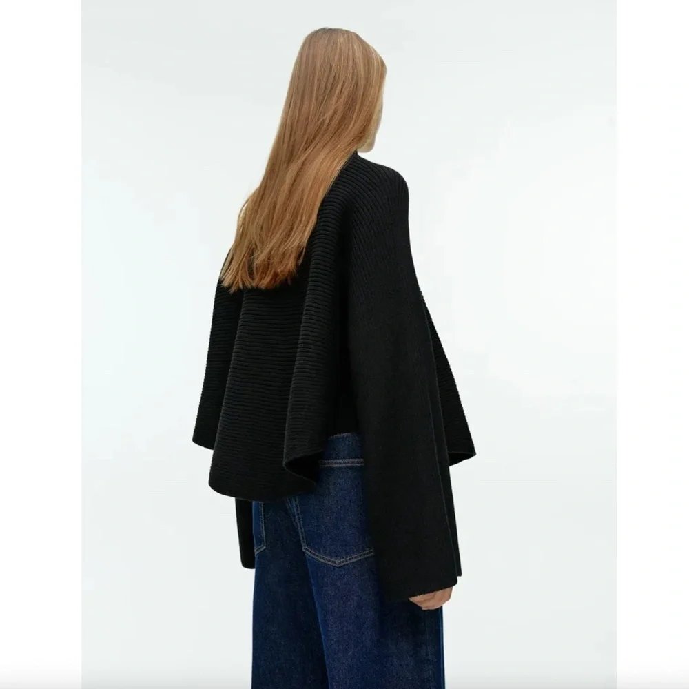 ARKET Cropped Wool Cotton Jumper